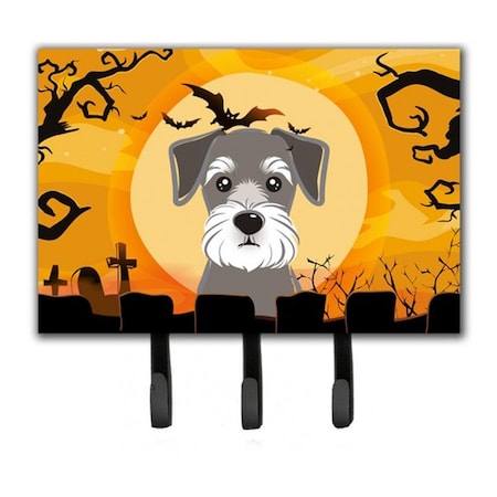 Jensendistributionservices Halloween Schnauzer Leash & Key Holder MI1725104